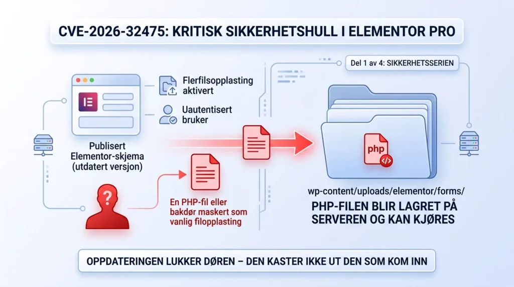 skjema → pil → uploads-mappe, som i blokkens hero